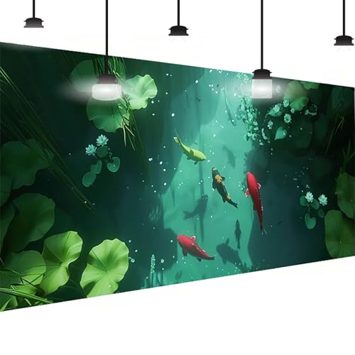 Diamond Painting Anlage Diamant Painting Bilder Erwachsene Groß DlY Diamant Art Kinder Full Drill Diamond Malerei Fisch 5D Diamant Kunst Malerei Stickerei Mosaic Bastelset Decor 100 X 200cm U-77 von BEIJUYHU