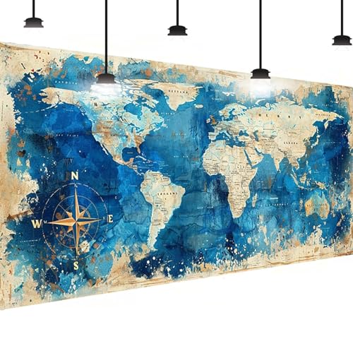 Diamond Painting Karte Diamant Painting Bilder Erwachsene Groß DlY Diamant Art Kinder Full Drill Diamond Malerei Graffiti 5D Edelstein Kunst Malerei Stickerei Mosaic Bastelset Decor 60 X 120cm A-ML von BEIJUYHU