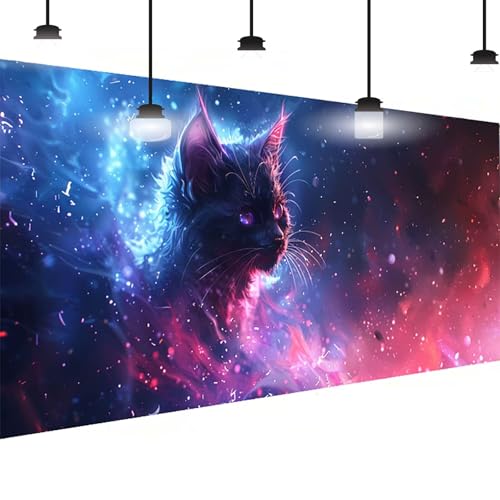 Diamond Painting Sternenhimmel Diamant Painting Bilder Erwachsene Groß DlY Diamant Art Kinder Full Drill Diamond Malerei Katze 5D Juwel Kunst Malerei Stickerei Mosaic Bastelset Decor 80 X 160cm J-AA von BEIJUYHU