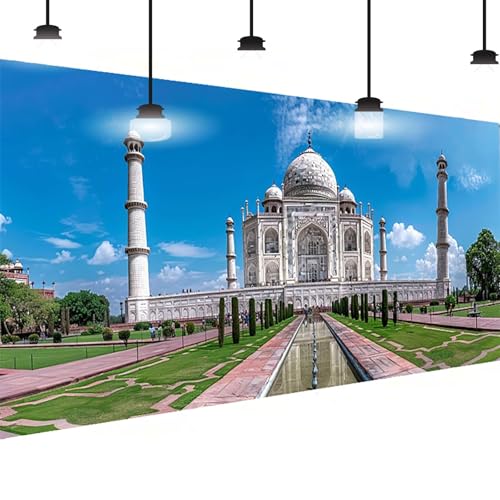 Diamond Painting Taj Mahal Diamant Painting Bilder Erwachsene Groß DlY Diamant Art Kinder Full Drill Diamond Malerei Baum 5D Edelstein Kunst Malerei Stickerei Mosaic Bastelset Decor 80 X 160cm N-L2 von BEIJUYHU