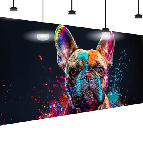 Diamond Painting Tier Diamant Painting Bilder Erwachsene Groß DlY Diamant Art Kinder Full Drill Diamond Malerei Hund 5D Diamant Kunst Malerei Stickerei Set Mosaic Bastelset Wand Decor 60 X 120cm B-51 von BEIJUYHU