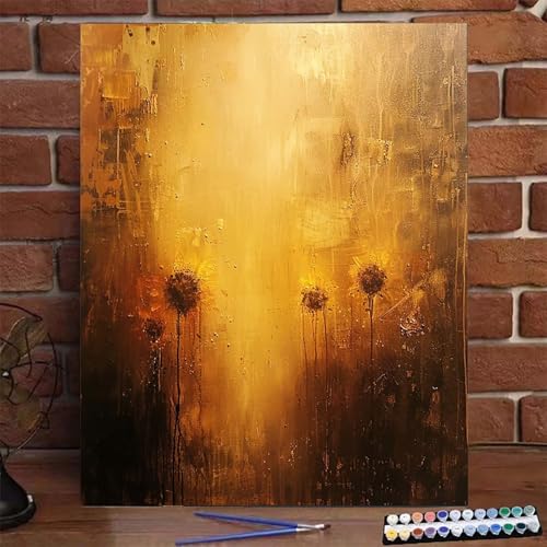 Malen Nach Zahlen Erwachsene Abstrakt, Groß DIY Malen Nach Zahlen mit Rahmen Graffiti, Anfänger Frauen Bastelset, Pinsel und Acrylfarbe, Paint by Numbers Basteln für Wand Dekor Geschenk 100X135 CM Q-5 von BEIJUYHU