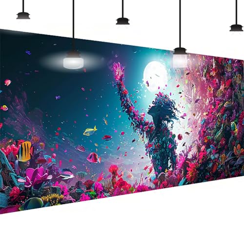 Sternenhimmel Diamond Painting Groß XXL 70x140 cm, DlY Sternenhimmel Diamant Painting Bilder Kinder, Full drill Daiments Malerei Erwachsene, 5D Diamond Art Mosaic Bastelset Kunst Stickerei Dekor G-1O von BEIJUYHU