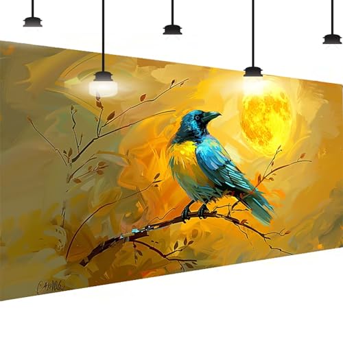 Vogel Diamond Painting Groß XXL 100 X 200cm, DlY Vogel Diamant Painting Bilder Kinder, Full drill Daiments Malerei Erwachsene, 5D Diamond Art Mosaic Bastelset Kunst Malerei Stickerei Dekor 1-61 von BEIJUYHU