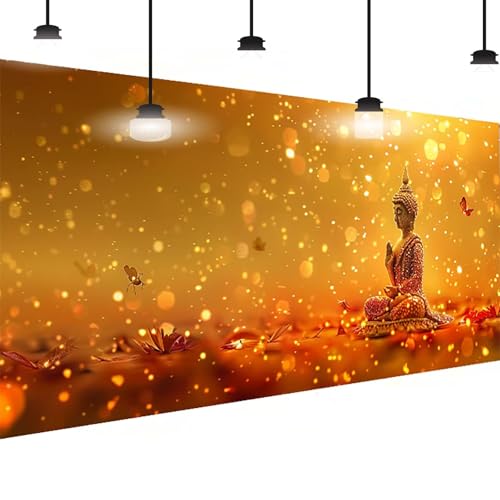 Zen Diamond Painting Groß XXL 30x60 cm, DlY Zen Diamant Painting Bilder Kinder, Full drill Daiments Malerei Erwachsene, 5D Diamond Art Mosaic Bastelset Kunst Malerei Stickerei Set Wand Dekor 7-21 von BEIJUYHU