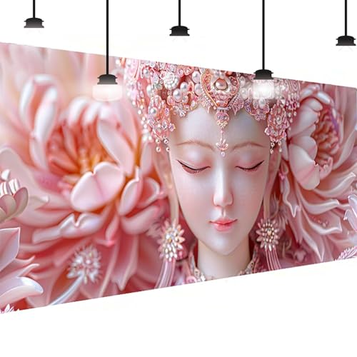 Zen Diamond Painting Groß XXL 80 X 160cm, DlY Zen Diamant Painting Bilder Kinder, Full drill Daiments Malerei Erwachsene, 5D Diamond Art Mosaic Bastelset Kunst Malerei Stickerei Set Wand Dekor 7-S3 von BEIJUYHU