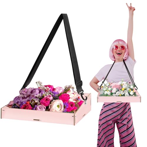 BEIMEIII Bauchladen JGA Rose Bauchladen Junggesellinnenabschied Team Bride Deko Bauchladen Braut Holz für Männer Frauen JGA Party Spiele Promotion 40 * 26 * 10.5cm BEIMEIII Bauchladen JGA Rose Bauchladen Junggesellinnenabschied Team Bride Deko Bauchladen Braut Holz für Männer Frauen JGA Party Spiele Promotion 40 * 26 * 10.5cm von BEIMEIII