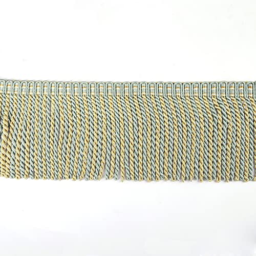 BEL AVENIR Bullion Fransenborte Basic Trim Collection 4,5 m x 15,9 cm (blau) von BEL AVENIR