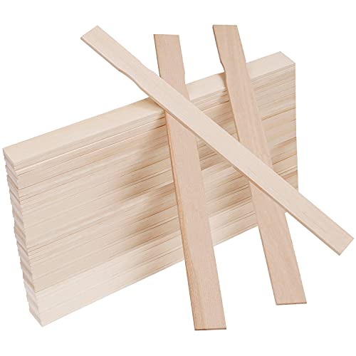 Belle Vous Rührstäbchen Holz (50 Stk) – L30 x B2,4 cm Spatel Holz Holzstäbchen Rührstab Holz für Epoxidharz Farbe & Silikon – Holzspatel zum Basteln, Lesezeichen, Garten, Hochzeit, Spatel Kosmetik von BELLE VOUS