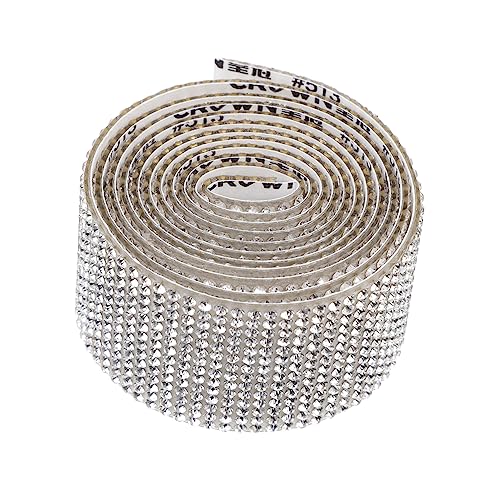 3 Rollen Selbstklebendes Strassband Strassband Dekorband Für Kleidung Große Willkommens Schablonenaufkleber Für Autos Selbstklebendes Diamantband DIY Handwerk Diamantbänder BELLIFFY von BELLIFFY