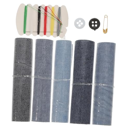 5 Rollen Patch Stoff Zum Nähen Von Kleidung Applikation Nähen Aufnäher Für Kleidung Kleiderapplikation Stoffflicken Für Kleidung Stoffe Zum Nähen Flicken Annähen Polyester BELLIFFY von BELLIFFY