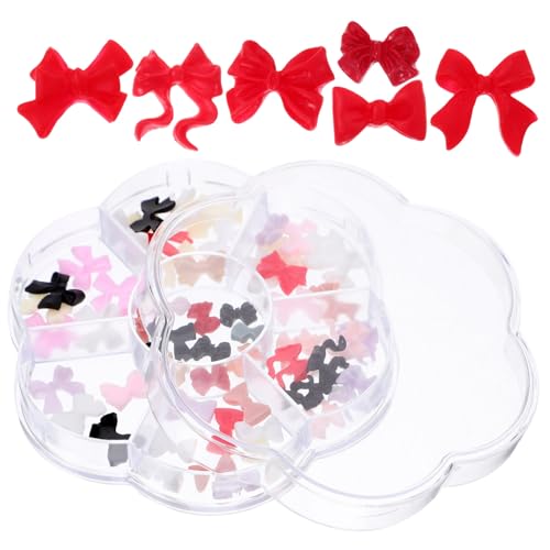 BELLIFFY 1 Box Nagel Charms Schleifen Dekorative Nagelkunst Für Frauen DIY Nagel Dekorationen Für Gel Nägel Saisonale Nail Art Accessoires von BELLIFFY