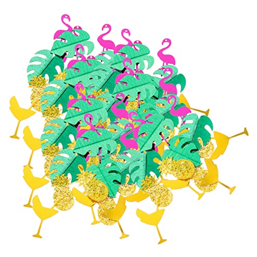BELLIFFY 1 Hawaiianisches Konfetti Tischkonfetti Geburtstag Sommer Streuen Konfetti Tischstreuer Dekoration Sommer Konfetti Tischdeko Für Partys Sommerschmuck Luau-tischstreuung Plastik von BELLIFFY