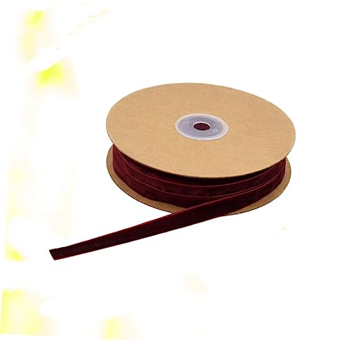 BELLIFFY 1 Rolle 1cm Breite Nicht Elastische Kleidung Kopfbedeckung Halskette Zubehör Geschenkverpackung Flockbänder DIY Dekorative Riemen Für Home Shop () von BELLIFFY