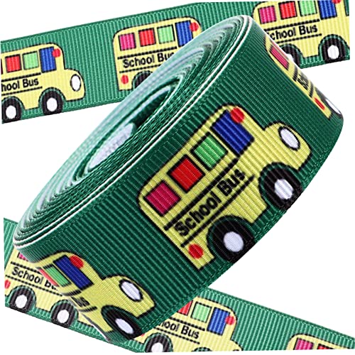 BELLIFFY 1 Rolle Gurtband Für Den Schulanfang Dekoratives Geschenkband Schulbänder Schleifenknoten Machen Bänder Bandverzierungen Blumenstrauß-verpackungsbänder Lehrerband Polyester Green von BELLIFFY