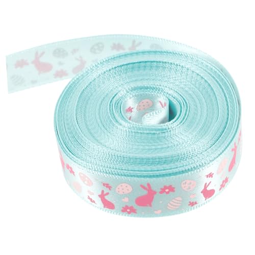 BELLIFFY 1 Rolle Osterband geschenkband ostern ribbons for wrapping Ostern Geschenkband Geschenkverpackung Osterbänder selber machen Geschenkband präsentieren Wickelband Stoff von BELLIFFY