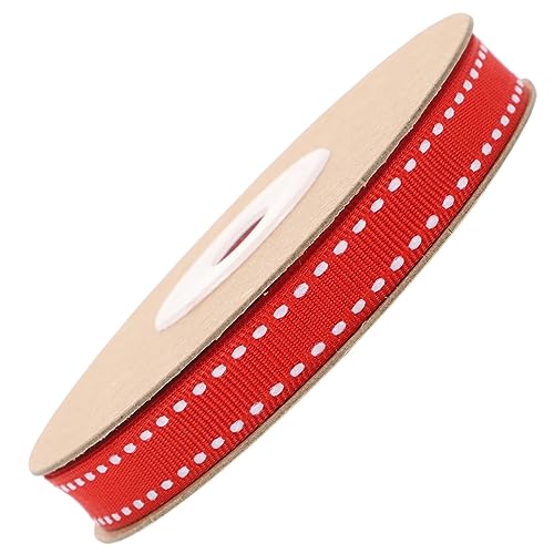 BELLIFFY 1 Rolle Schleife Rotes Ripsband Verpackungsband Vintage Hochzeitsdeko Diy Bastelband Diy-bänder Basteln Machen Banddekor Geschenkband Selber Machen Hochzeitsband Polyester von BELLIFFY