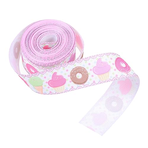 BELLIFFY 1 Rolle Schleife ribbon ripsband seidenbänder hochzeitsdekoration sommerdeko Gnomenband Verpackungsband Wassermelonenband Ornamentband Band zum Basteln Geschenkband Polyesterband von BELLIFFY