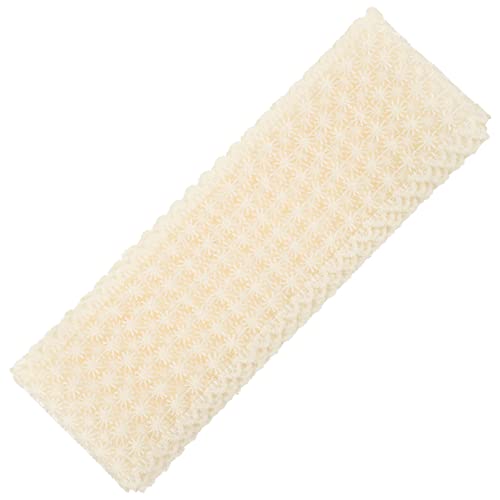 BELLIFFY 1 Rolle Stickerei Spitze Spitzenbesatz Dekor Spitzenvorhänge Weißer Spitzenbesatz Kleidung Diy Trimmen Spitzenband Randbeschnitt Fransenbesatz Für Gardinen Beige Milchseide von BELLIFFY