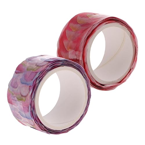 BELLIFFY 1 Rollen Washi-Tape für Scrapbooking the washi tape farbiges klebeband Petal stickers Craft tape dekorative sticker DIY tape DIY Washi Tape Blütenblatt-Klebeband Washi-Klebeband von BELLIFFY