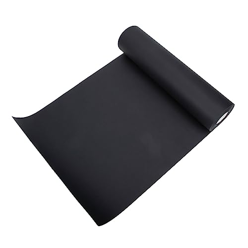 BELLIFFY 1 Rollenrolle Rolle Aus Kraftpapier Schwarzes Baupapier Blumenstraußpapier Blumenverpackung Packpapier Aus Kraft Staffelei Papier Geschenkpapier Schwarz Schwarzes Papier Black von BELLIFFY