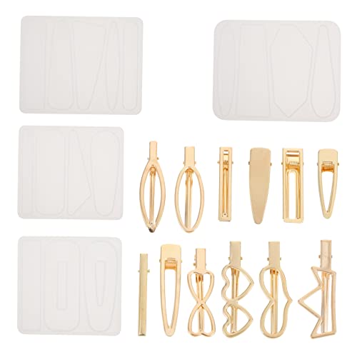 BELLIFFY 1 Satz Haarnadel-form-set Glasur Ring Mini-formen Nägel Drücken Nagelschablonen Buchstabenform Bausätze Schlüssel Stift Stangenformen Nagel-kit Falsche Fingernägel Brief Kieselgel von BELLIFFY