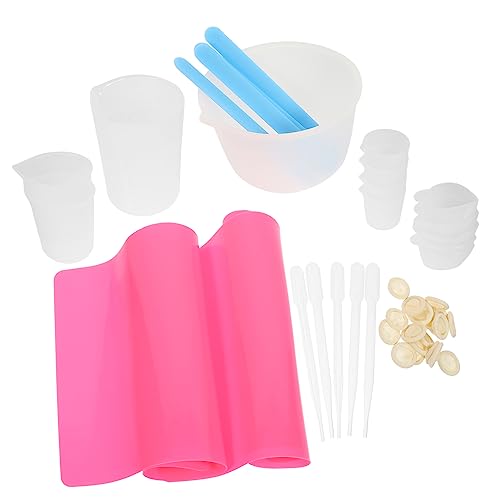 BELLIFFY 1 Satz Leimmischwerkzeug-set Diy-mischwerkzeuge Rührstab Bastelbedarf Pipette Mixologie-set Epoxid-werkzeugsatz De Para Gelatinas Diy-epoxy-werkzeug Epoxid-mischbecher Plastik von BELLIFFY