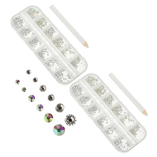 BELLIFFY 1 Satz Nagelbohrer Nageldiamantendekore 3d-nagelpailletten Basteln Sie Strasssteine Nagelkunst-edelsteine Strasssteine ​​fürs Gesicht Strassanhänger Zum Basteln Nagel Strass Glas von BELLIFFY