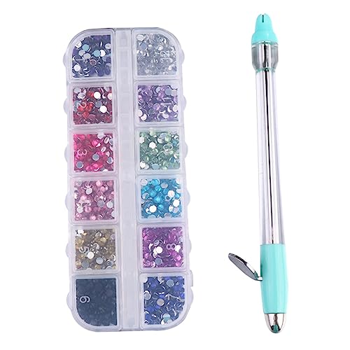 BELLIFFY 1 Satz Nagelkunststift strasssteine für nägel nagellackstift nagelstift nailkndy DIY Nagelwerkzeug Nageldekorationen Nagel-Strass- Nail Strass-Kit Nagel Kunst Dekoration von BELLIFFY