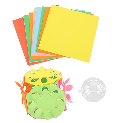 BELLIFFY 1 Satz Papierschnitte Kinderschere Diy-origami Buntes Papier Bastelpapier Scherenschnitt-set Für Kinder Origami-papier Faltpapier Selber Machen Lustiges Scherenschnitt-set von BELLIFFY