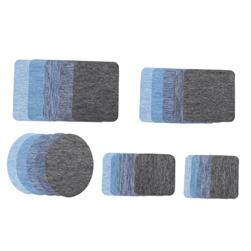 BELLIFFY 1 Satz Patch bügelei aufbügelflicken Jeans Flicken aufbügelbilder Denim Flicken Bügelflicken für Kleidung Klebeflecken Jacken Kleidungsflicken Jeans-Reparatur-Flicken Cowboy Blue von BELLIFFY