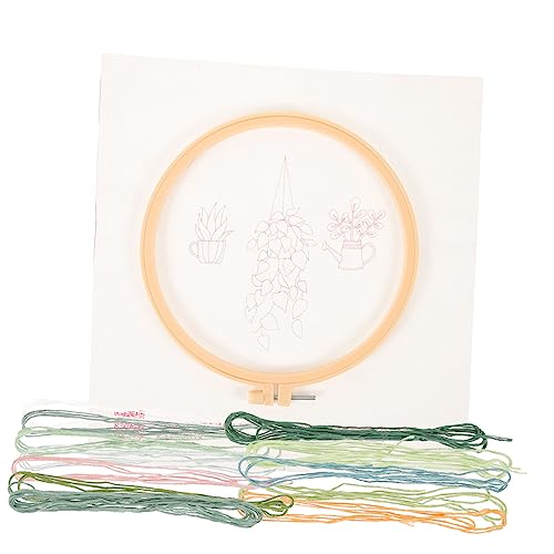 BELLIFFY 1 Satz Stickerei-Kit DIY-Stich praktisches Stickgarn Stanznadel sticksets für kinder sticken anfänger set Stickgarn für den Haushalt Kreuzstich gestanzte Kits bestickte von BELLIFFY