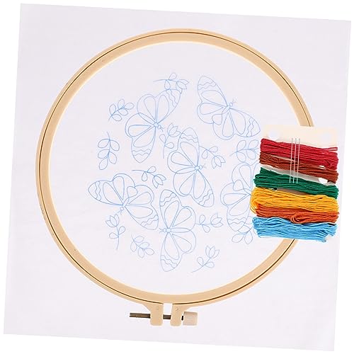 BELLIFFY 1 Satz Stickerei-Kit Nähsets für Erwachsene Sticksets für Erwachsene DIY Nähset stickset für erwachsene embroidery set handgemachtes Stickset dekoratives Stickset Abs Colorful von BELLIFFY