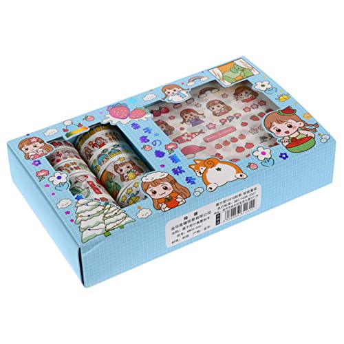 BELLIFFY 1 Satz Taschenband Washi Tape zum Verpacken von Geschenken Kinder stationär Washi-Tape basteln kinder bastelset basteln für kinder Scrapbook-Klebeband Buchalbum Klebeband Papier von BELLIFFY