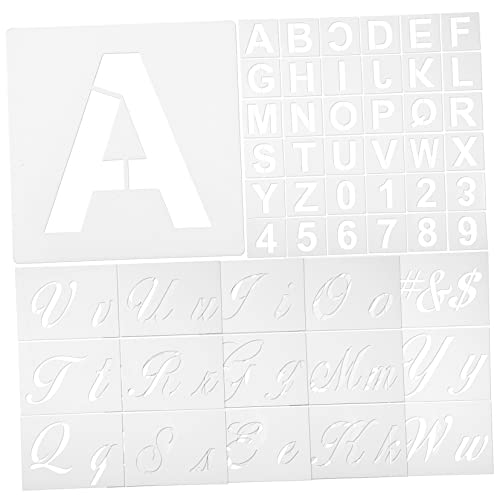 BELLIFFY 1 Satz Vorlage Für Buchstaben Alphabet-vorlagen Große Buchstabenschablonen Zahlen Basteln Schablonen Zahlenformen Schablonen Buchstaben Schablonen Zeichnen Malvorlagen Das Haustier von BELLIFFY