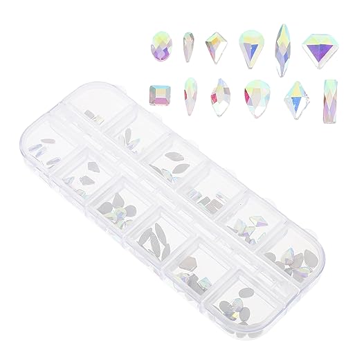 BELLIFFY 1 Schachtel Diamant-Nagelkunst-Set zum Selbermachen Strasssteine ​​für Nägel DIY-Nagelanhänger Nageldekore nail decoration nail charms DIY liefert DIY-Anhänger für Nägel Metall von BELLIFFY