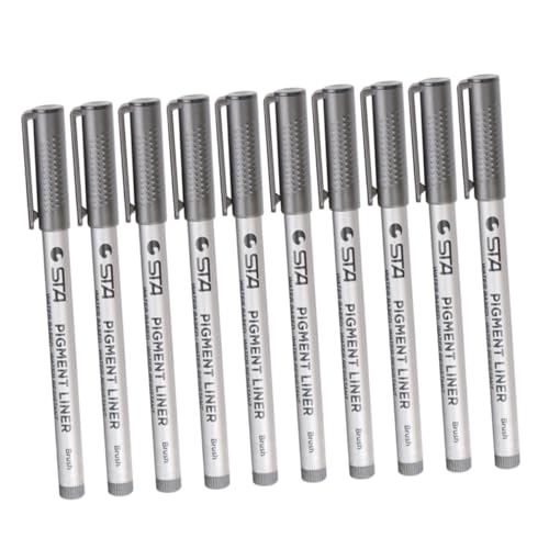 BELLIFFY 1 Set 9 Stück Handgezeichneter Stift Hakenlinien Strichstift Skizzieren Zeichnen Entwurfsstift Pigment Liner Punkt Liner Signaturstift Anti Bleed Stift Schwarzer von BELLIFFY