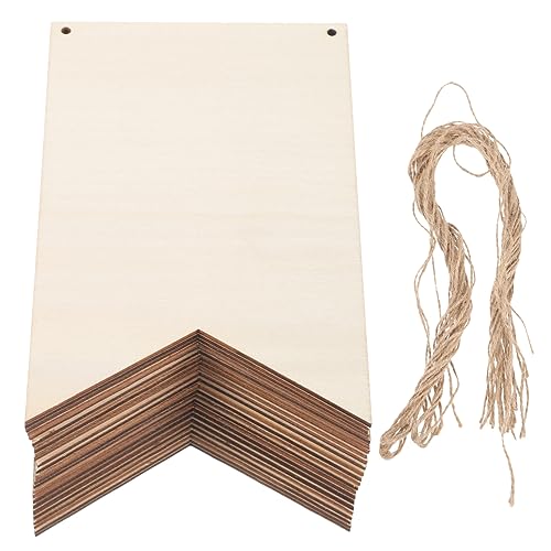 BELLIFFY 1 Set Leeres Holzbrett Holz DIY Bastelausschnitte Holzplatten Für Bastelarbeiten DIY Holzschild von BELLIFFY