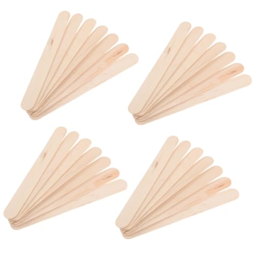 BELLIFFY 10 Packungen Farbe Eis am Stiel Eisstiele für Lebensmittel Cakesicle-Sticks Mini-Eis am Stiel Mini-Bastelstäbe Eisstangen DIY Bastelmaterial Bastelstäbchen Masse Stock Stöcke Holz von BELLIFFY