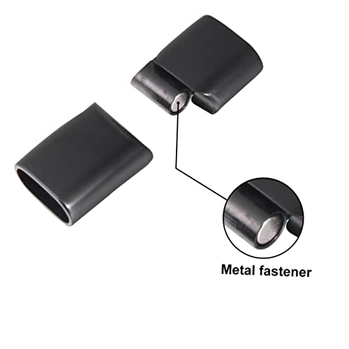 BELLIFFY 10 Stück 316 Magnetverschluss Magnetische Halskette Halskettenverschlüsse Rückenverschluss Armband Endkappe Magnetischer Halskettenverschluss Magnetverschlüsse Für Geldbörsen Black von BELLIFFY