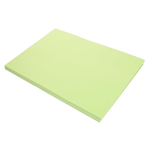 BELLIFFY 100 Blatt Farbiges A4-papier Origami Gefaltetes Papier Malpapier Druckpapier Kraftpapier Farbdruckerpapier Doppelseitiges Farbiges Papier Weißes Zeichenpapier Druck-kit Light Green von BELLIFFY