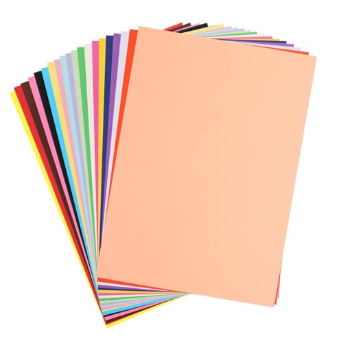 BELLIFFY 100 Blatt Farbiges Kartonpapier Bunte Origami Papiere Pastellfarben Für Bastelprojekte Regenbogenpapier Für Kreative Kunst Und Handwerk Ideal Für Kinder Und Erwachsene von BELLIFFY