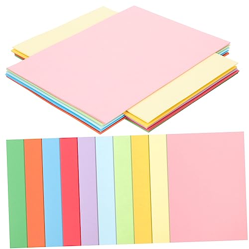 BELLIFFY 100 Blatt Papier falten dickeres Faltpapier bunte faltpapiere Malpapiere Origami-Papiermasse druckerpapier kreativpapier dekoratives Faltpapier doppelseitiges Origami-Papier von BELLIFFY