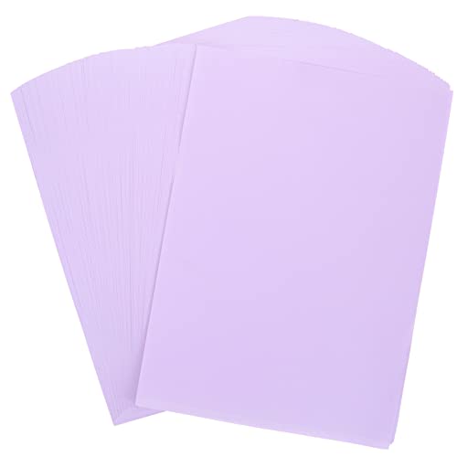 BELLIFFY 100 Blatt farbiges A4-Papier DIY-Papier quadratisches Papier origami DIY papier druckpapiere selber machen kreativpapier faltpapier DIY-Werkzeuge Origami-Druckpapier Lavender von BELLIFFY