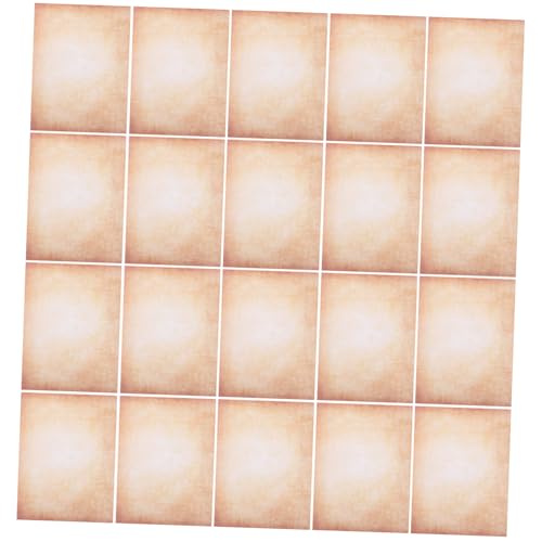 BELLIFFY 100 Stück Retro -handbuch -materialpapier Urkundenpapier Zum Ausdrucken Diplomarbeit Zum Schreiben Pergamentpapier Zum Schreiben Altmodisches Pergamentpapier Altes Modepapier Khaki BELLIFFY 100 Stück Retro -handbuch -materialpapier Urkundenpapier Zum Ausdrucken Diplomarbeit Zum Schreiben Pergamentpapier Zum Schreiben Altmodisches Pergamentpapier Altes Modepapier Khaki von BELLIFFY