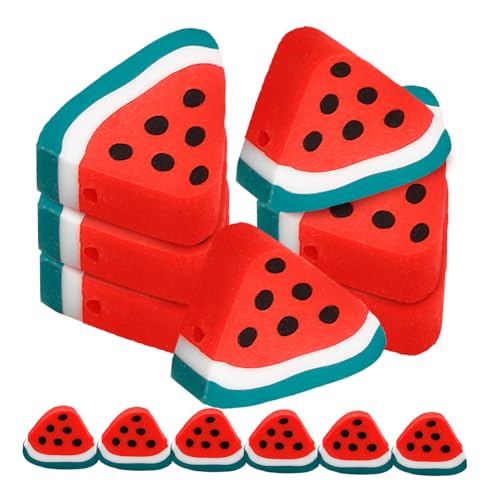 BELLIFFY 100 Stücke Wassermelonen Perlen Aus Ton Bastelset für Armbänder Halsketten und Ohrringe Bunte Spacer Beads für Schmuckherstellung und Kreativprojekte Ideal für Kinder und Erwachsene von BELLIFFY