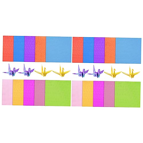 BELLIFFY 100St Origami doppelseitiges Papier Faltpapier selber machen kinder DIY papier DIY liefert bastel materialien endlospapier craft paper DIY-Bastelpapier handgemachtes DIY-Papier von BELLIFFY