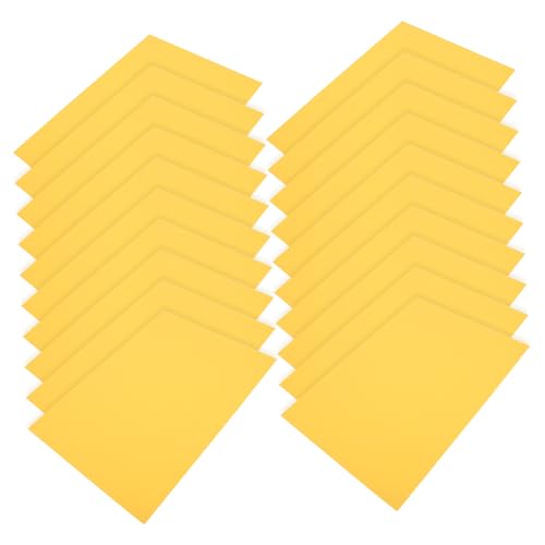 BELLIFFY 100St Origamipapier zum Basteln farbiges Pergamentpapier dekoratives Druckerpapier Bastelpapier bastel materialien einschlagpapier DIY-Papier einfaches Origami-Papier Yellow von BELLIFFY