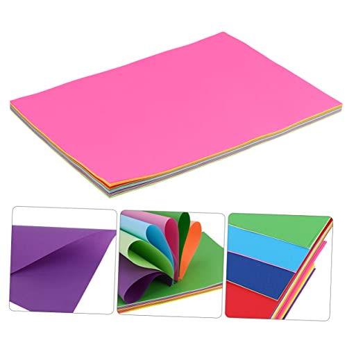 BELLIFFY 100St doppelseitiges farbiges Papier flutendes Papier origami quadratisches papier kinder bastelset basteln für kinder handgeschöpftes Papier Origamil-Papier 100 % reiner Zellstoff von BELLIFFY