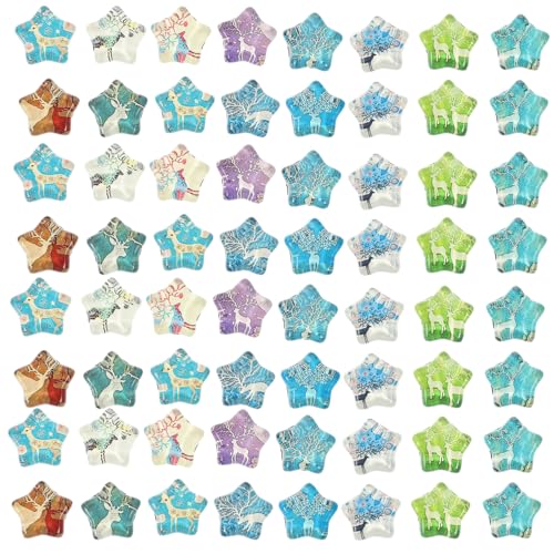 BELLIFFY 100st Leuchtender Edelstein-patch Halloween-schmuck-edelstein-patch Edelsteinpflaster Für Schmuck Gewölbter Edelstein-patch Zum Selbermachen Bisuteria-materialien Runden Glas von BELLIFFY